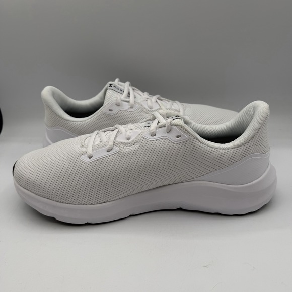 Under Armour Charged Pursuit 4 Running Shoes Mens Sz 9 White Sneaker 3028254-100 main image 6